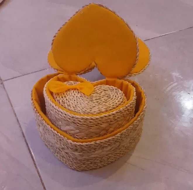 سبد حصیری مدل 78 مجموعه 3 عددی