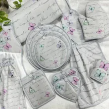 سرویس آشپزخانه 15 پارچه مدل پروانه