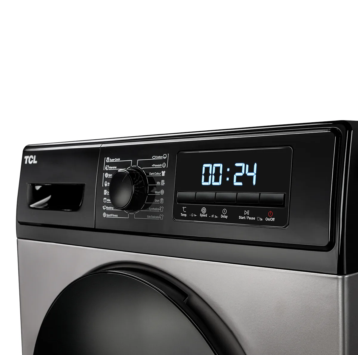 ماشین لباسشویی 7 کیلوگرم اتوماتیک تی سی ال مدل G72-BW/BS