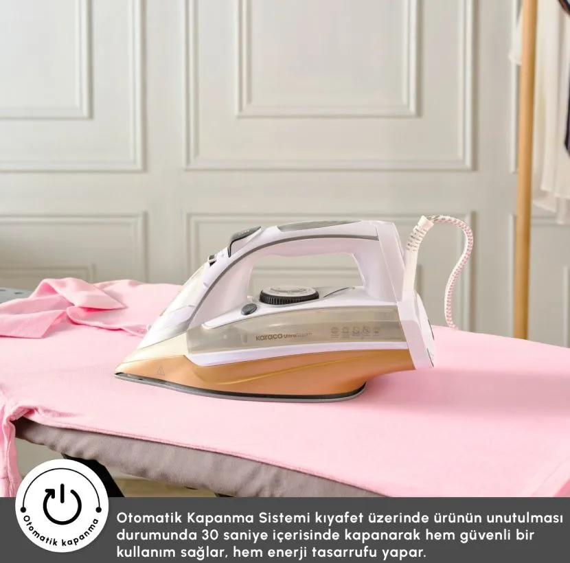 اتو بخار 3000 وات کاراجا مدل Vantuz Ultrasteam