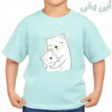 تی‌شرت آستین کوتاه بچگانه مدل خرس کد p5