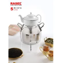 ست کتری و قوری راسل کد IR-137 S گنجایش کتری ۵ لیتر گنجایش قوری ۱ لیتر