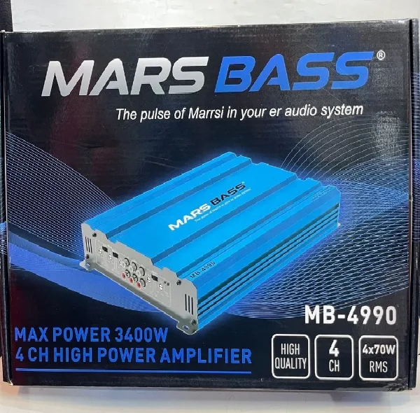 آمپلی فایر خودرو 4 کانال مدل MARS BASS 4*70