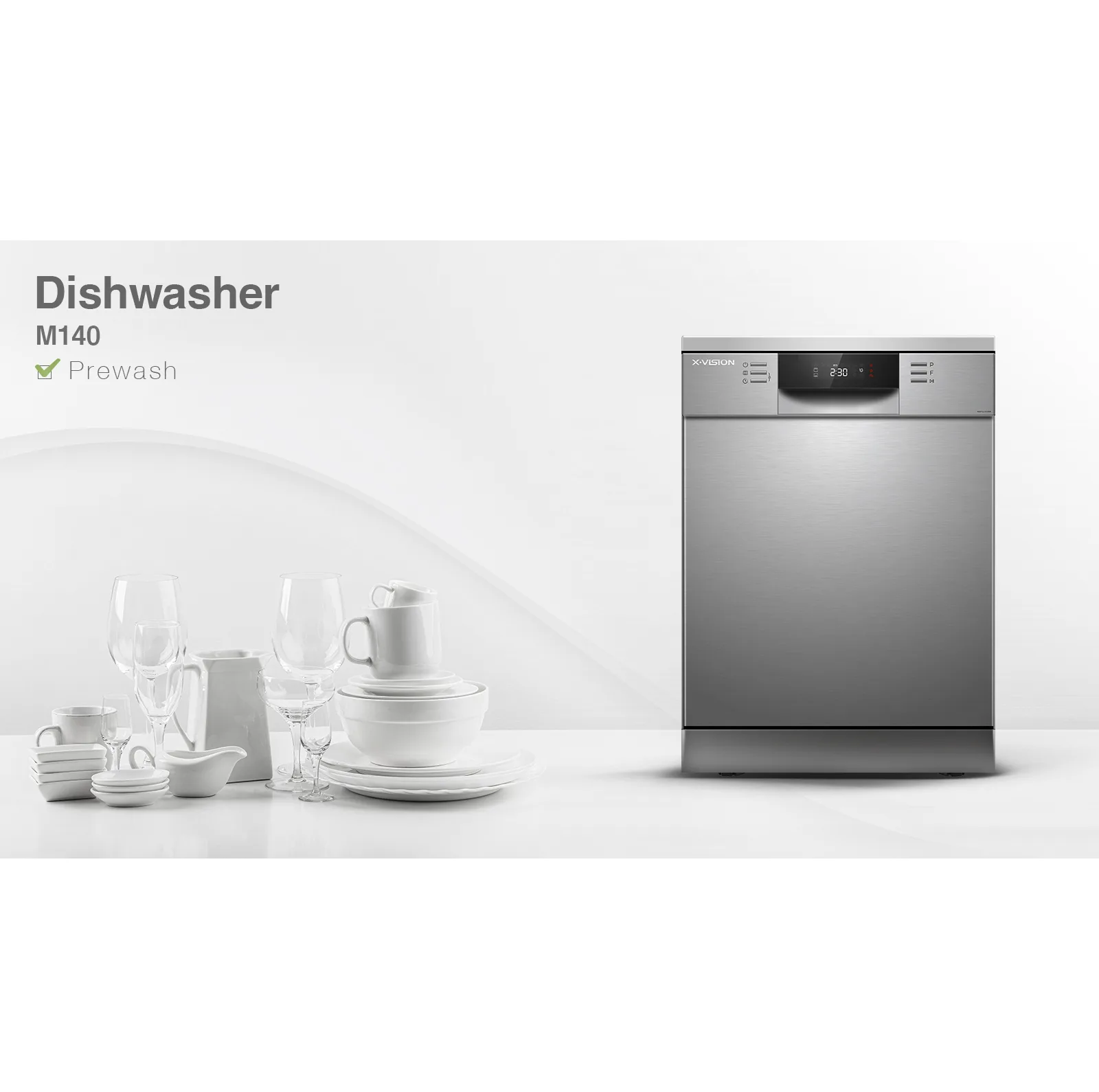 ماشین ظرفشویی 14 نفره ایکس ویژن مدل  M140/W/S