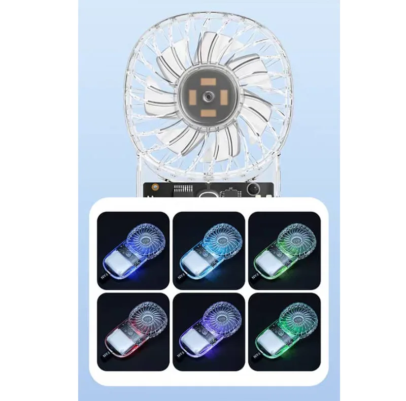 پنکه دستی مدل TRASNPARENT CARD FAN