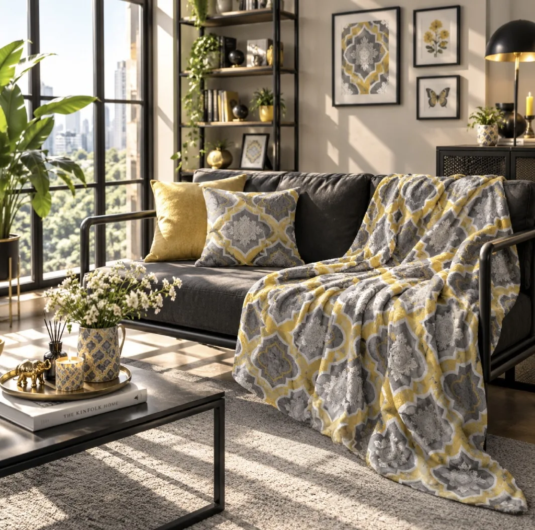 پتو مسافرتی 1 نفره مدل کلاسیک سایز 160×220 سانتی‌متر