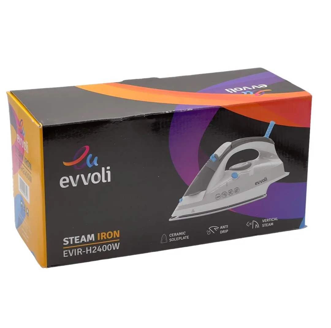 اتو بخار مدل ایوولی EVIR-H2400B-W