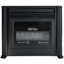بخاری گازی مروارید سوز شرق طرح شومینه رویال مدل 12000