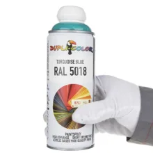 اسپری رنگ آبی فیروزه ای دوپلی کالر مدل RAL 5018 حجم 400 میلی لیتر