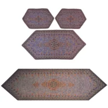 ست 4 تکه رومیزی ترمه کد RA80SET42