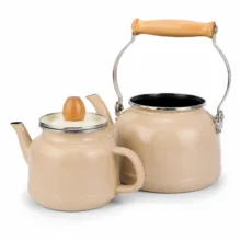ست کتری و قوری آلِو مدل Toprak-75 گنجایش کتری 2.5 لیتر گنجایش قوری 1 لیتر