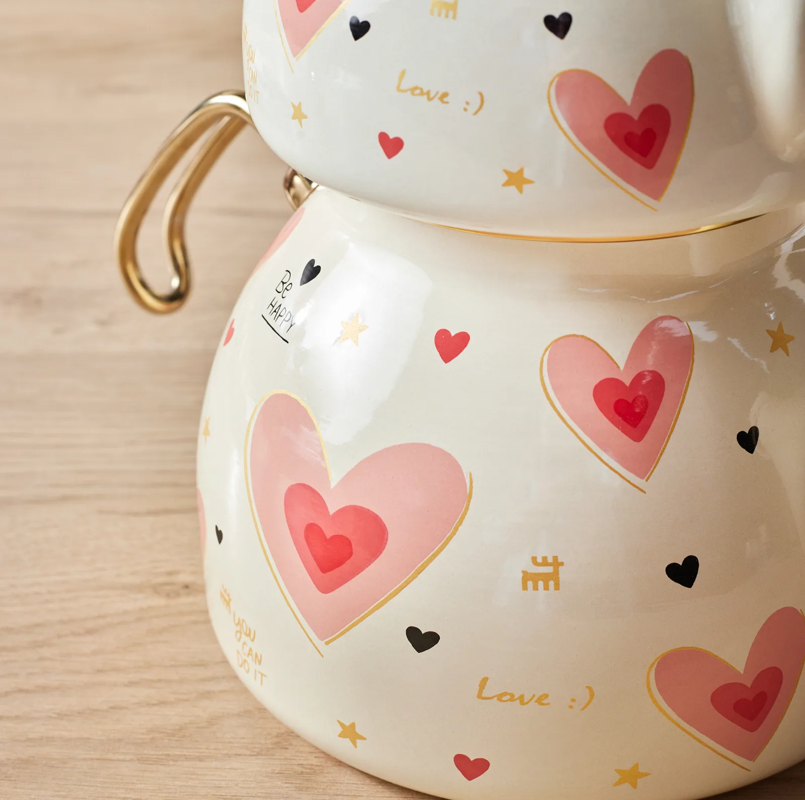ست کتری و قوری کاراجا مدل Love گنجایش کتری 2 لیتر گنجایش قوری 1 لیتر