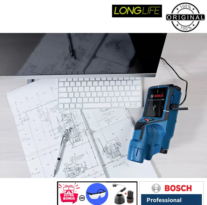 ردیاب دیجیتالی بوش مدل D-Tect 200 C Advanced Technology + Extra Batery 12V