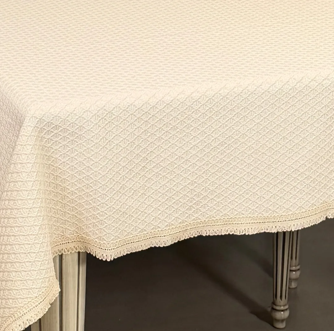رومیزی مدل وافل طرح مینیمال سایز 160×220 سانتی متر