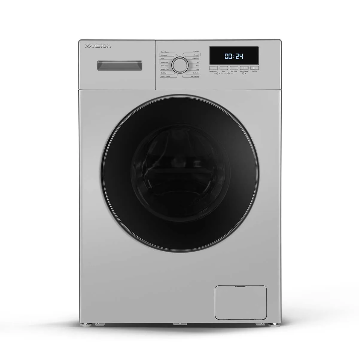 ماشین لباسشویی ایکس ویژن مدل TE84 AW ظرفیت 8 کیلوگرم