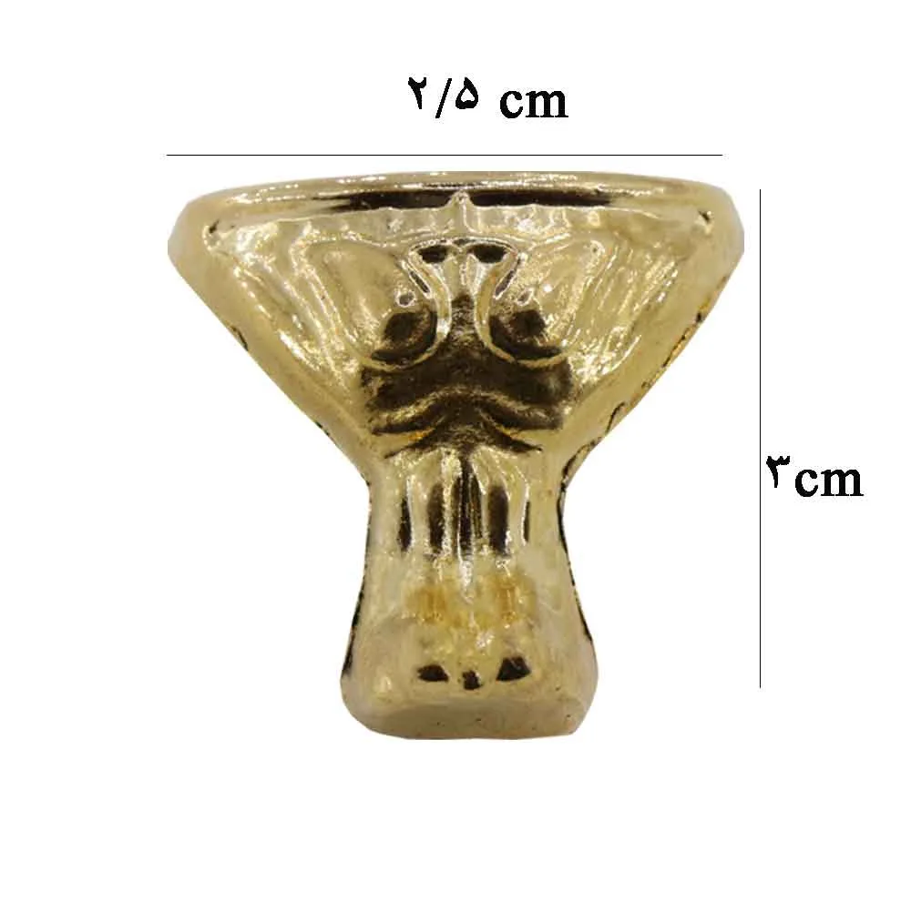 پایه سینی فلزی مدل پنجه گربه کد Fr631 بسته 4 عددی