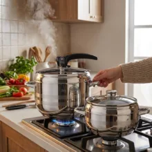 زودپز دوقلو مانهیم مدل PRCTIC گنجایش 7 و 3.5 لیتر