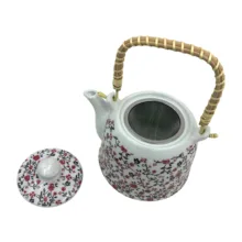 قوری مدل چینی طرح شکوفه گنجایش ۰.۵ لیتر