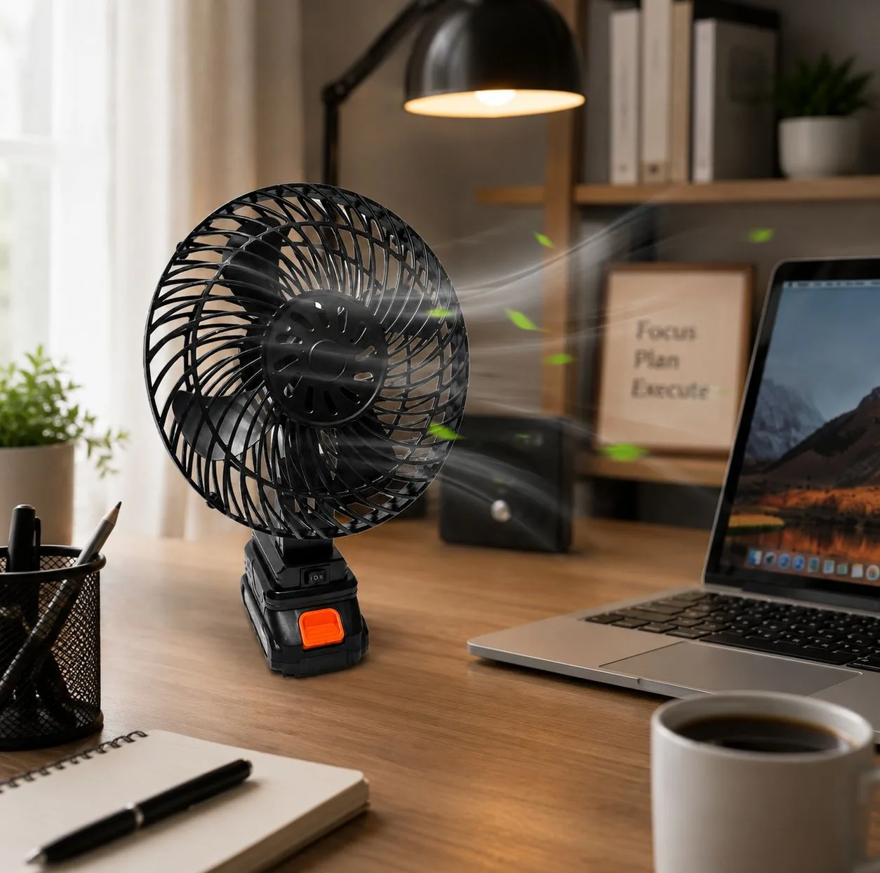 پنکه رومیزی مدل lithium electric ظرفیت 4500 میلی آمپر ساعت