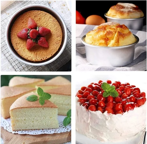 قالب کیک به گز مدل گرد لبه بلند مجموعه 10 عددی
