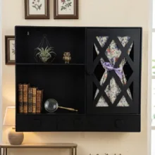 شلف دیواری مدل bl11477 دو طبقه