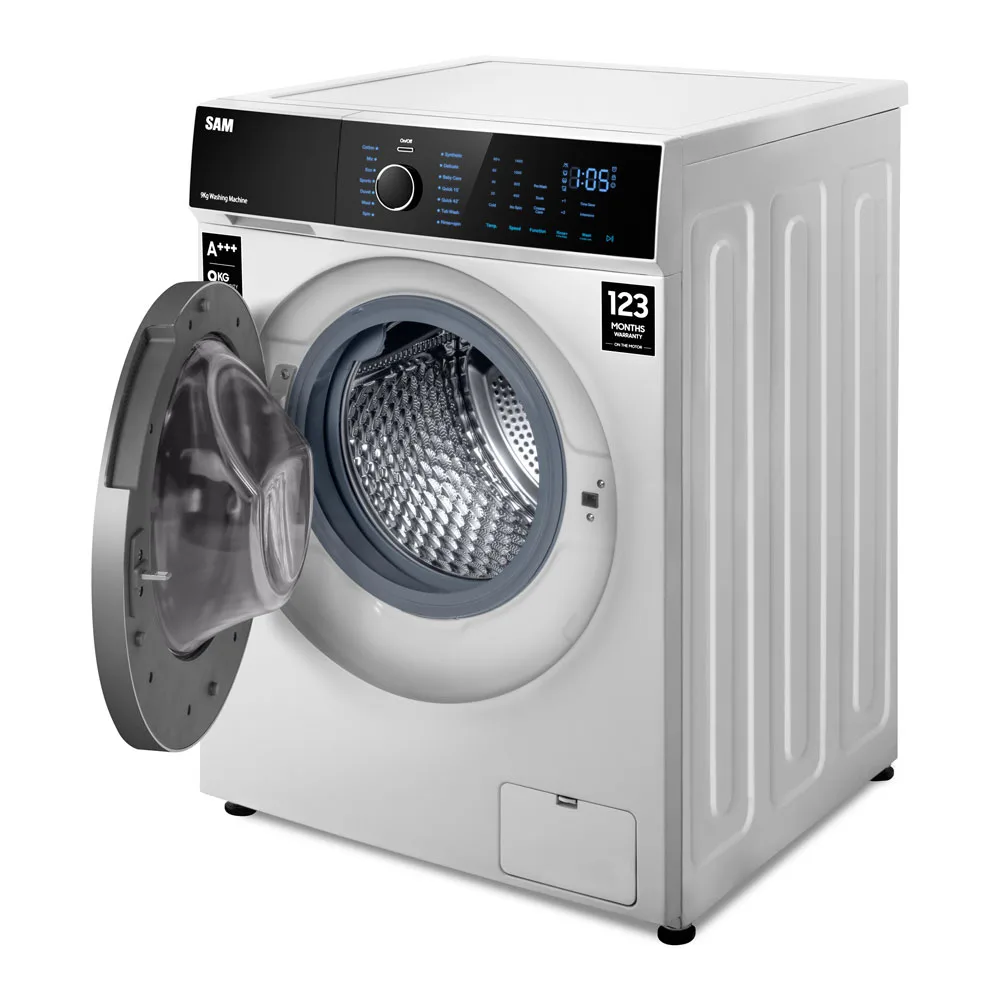 ماشین لباسشویی 9 کیلوگرم اتوماتیک سام مدل DD-P1482