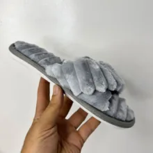دمپایی حوله‌ای نیکتا مدل 12000-11 کد 1703-GY
