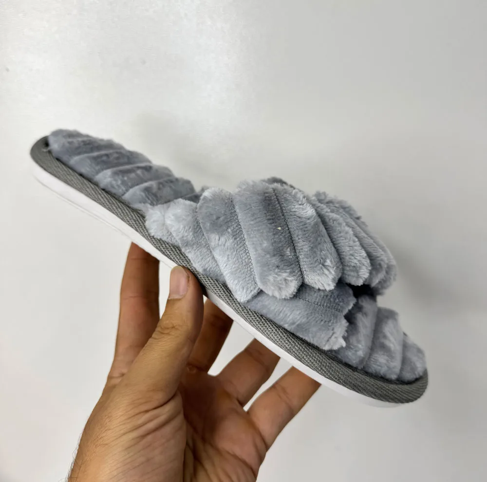 دمپایی حوله‌ای نیکتا مدل 12000-11 کد 1703-GY