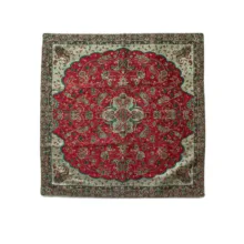 رومیزی ترمه نگین خاتم طرح شاه عباسی یزد کد ya90242106