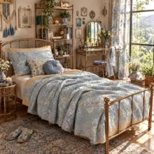 پتو مسافرتی 1 نفره طرح سه بعدی مدل کلاسیک سایز 160×220 سانتی‌متر
