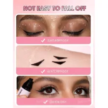 خط چشم ماژیکی شیگلم مدل Wing Heart Stamp رنگ مشکی شماره 01