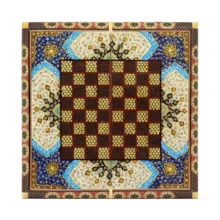 صفحه شطرنج خاتم کاری فراز هنر مدل نقاشی اسلیمی کد 4-40