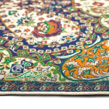 رومیزی ترمه رضایی طرح هامون مدل مربع