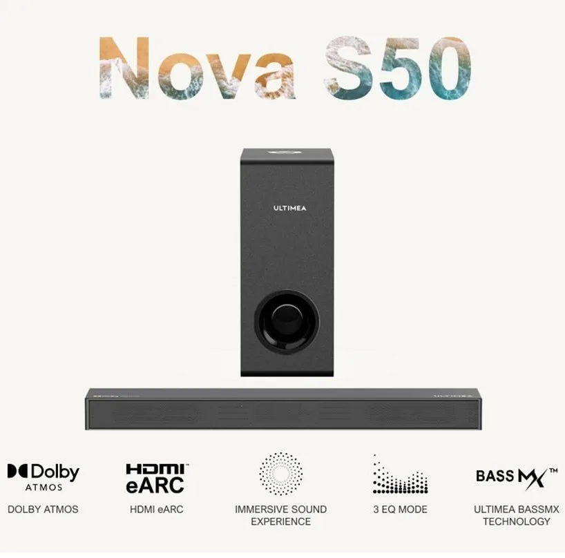ساندبار بی سیم التیما مدل Novas50