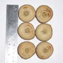 اسلایس چوبی  مدل برش چوب کالباسی مجموعه 6 عددی