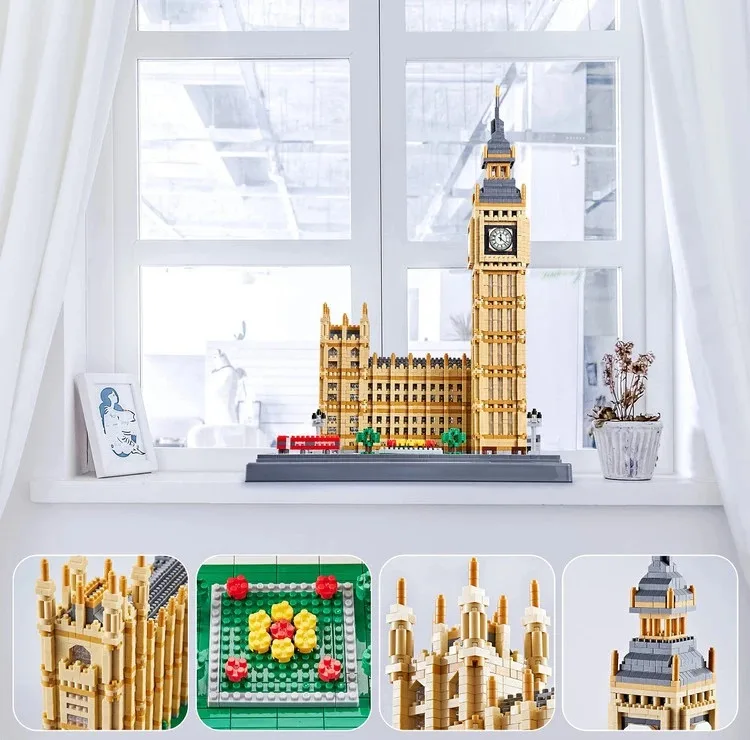 ساختنی 4500 تکه کیو اس مدل BIG BEN BUILDING COLLECTION کد 32086