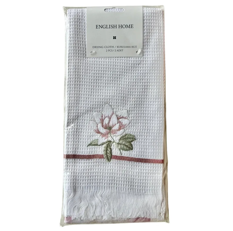 دستمال آشپزخانه انگلیش هوم مدل Magnolia بسته 2 عددی