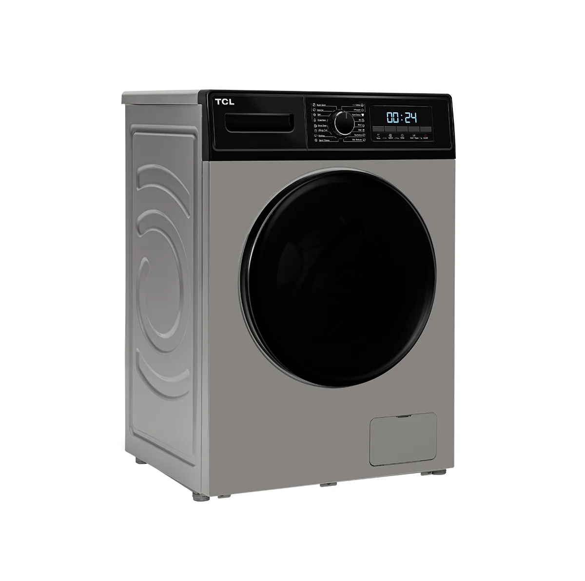 ماشین لباسشویی تی سی ال مدل G82-BS/BW ظرفیت 8 کیلوگرم