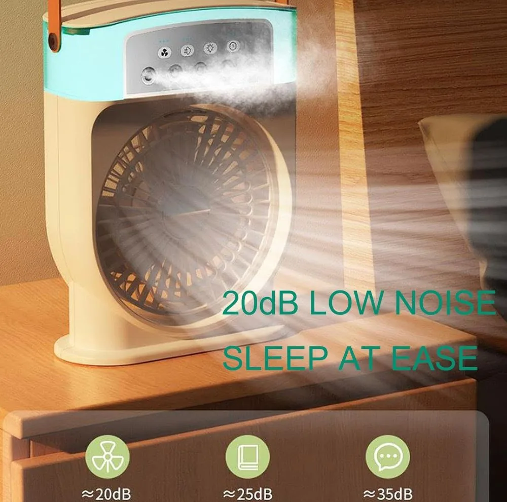 پنکه شارژی مدل Mini Portable Cooling Fan ظرفیت 1500 میلی آمپر ساعت