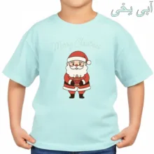 تی‌شرت آستین کوتاه بچگانه مدل بابانوئل کد p2