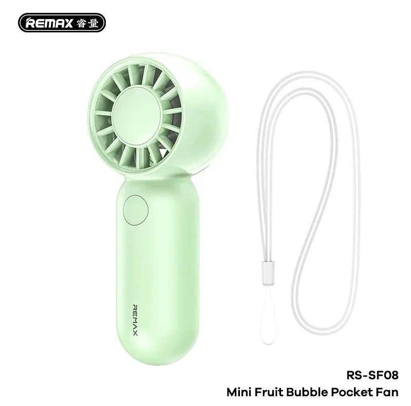 پنکه دستی ریمکس مدل RS-SF08 ظرفیت 500 میلی آمپر ساعت