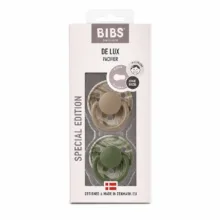 پستانک بیبس مدل round delux silicone کد 150265 مناسب 0-3 سال بسته 2 عددی