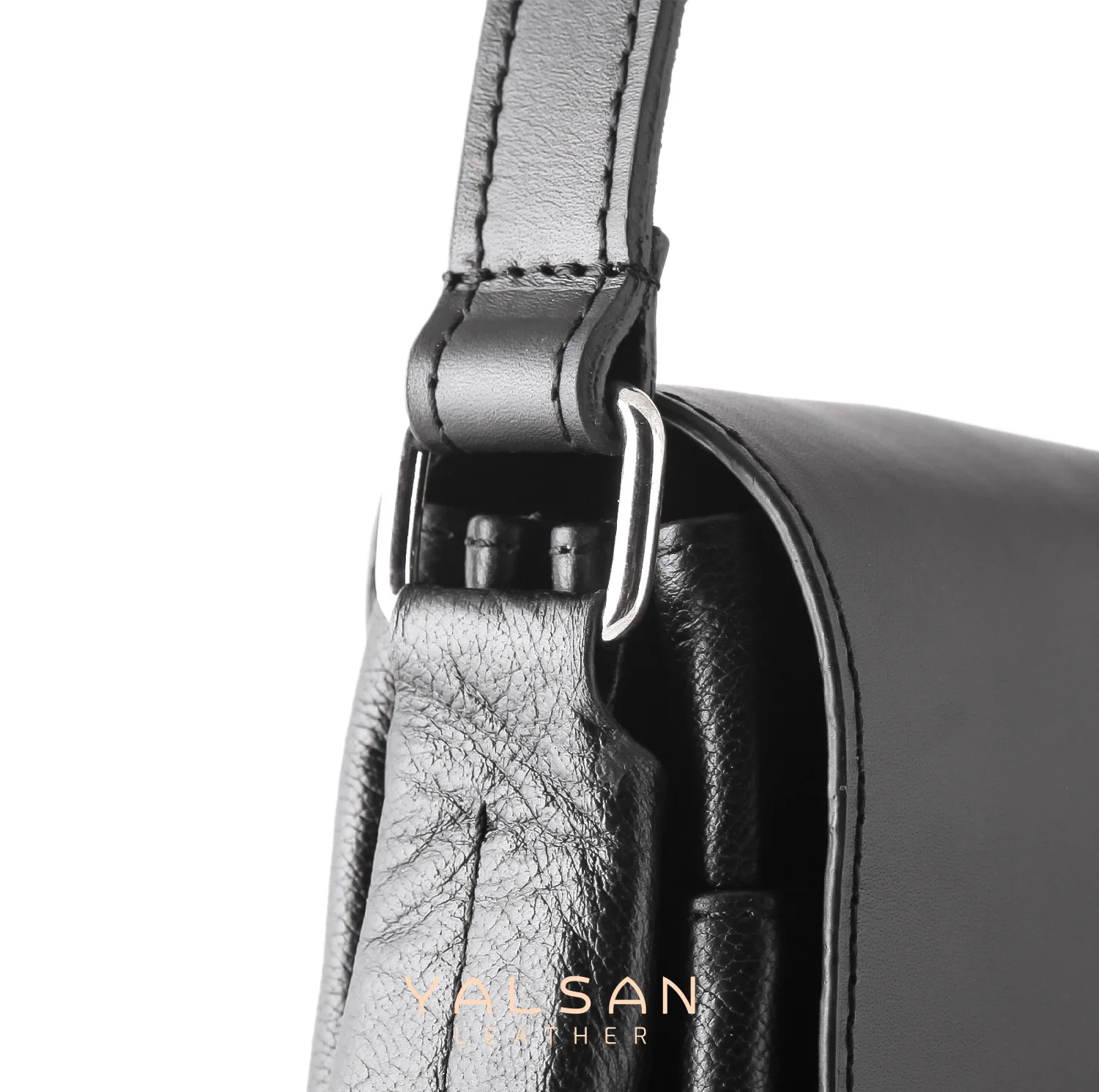 کیف رودوشی مردانه چرم یلسان مدل رادمان کد 044-MC-01