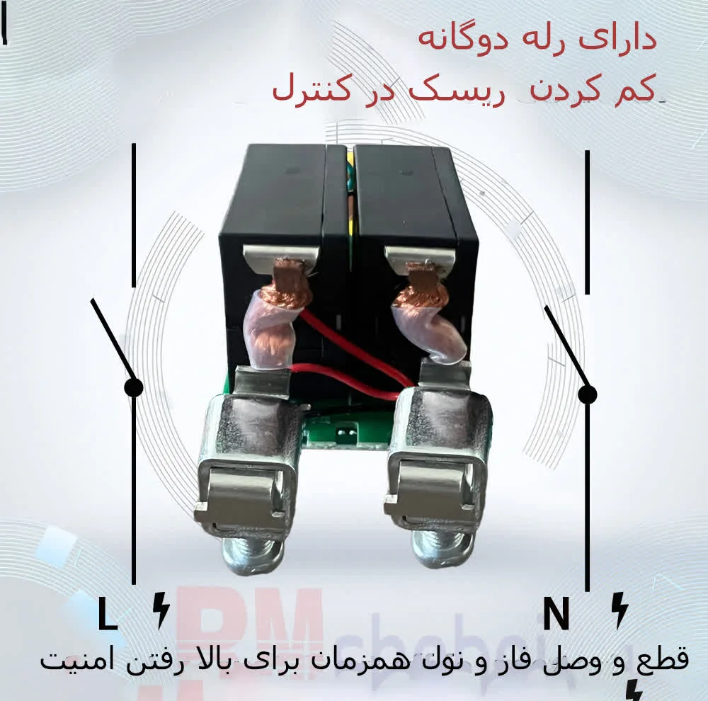 محافظ ولتاژ جریان آر ام شیبی
مدل  WTDZW-63A/N2