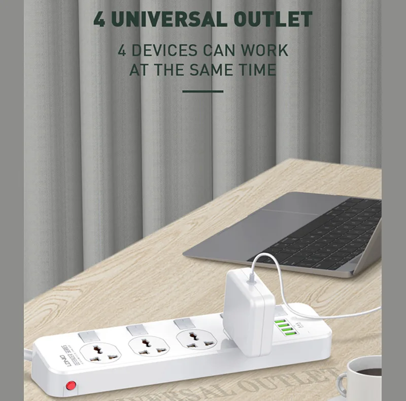 چند راهی برق الدینیو مدل Power Socket