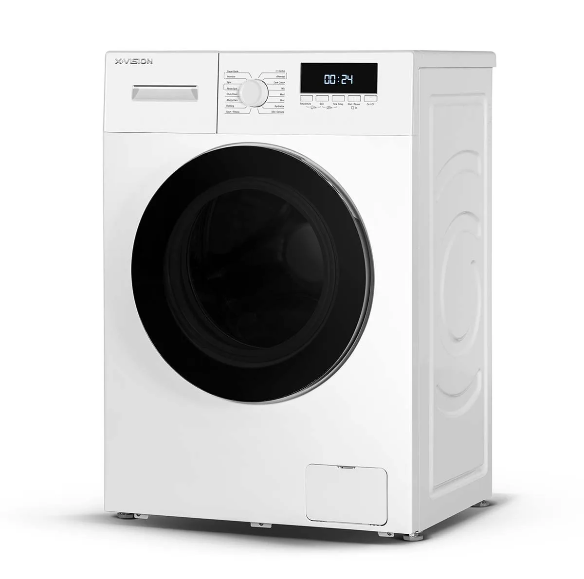 ماشین لباسشویی ایکس ویژن مدل TE84 AW ظرفیت 8 کیلوگرم