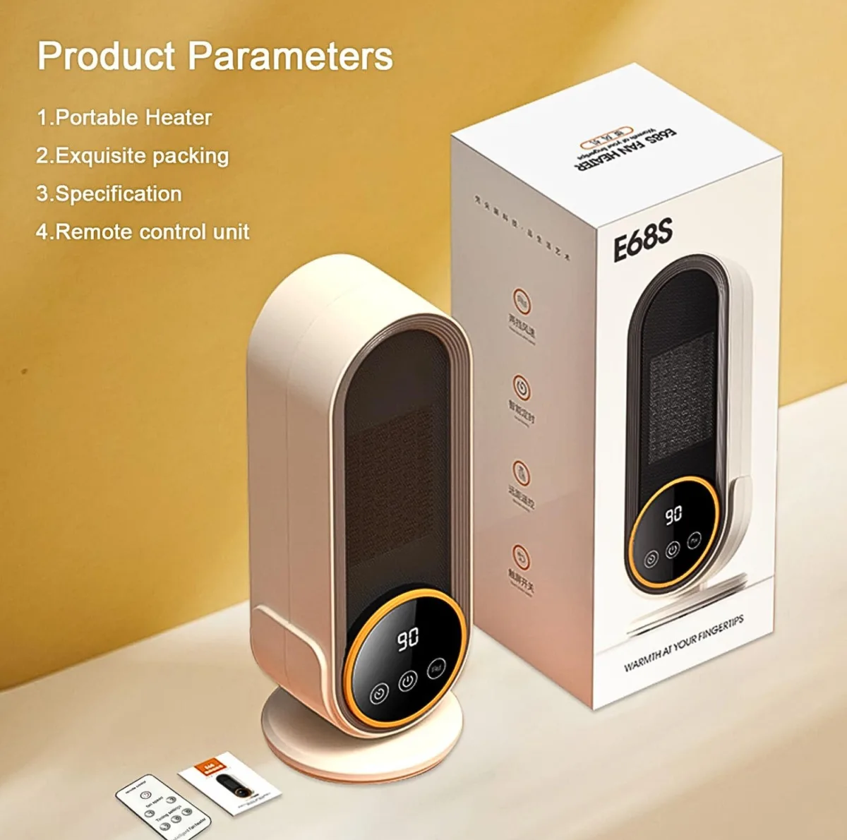 بخاری برقی رومیزی مدل E68S