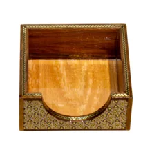 ست لوازم اداری رومیزی خاتم کاری کد kh04 مجموعه 4 عددی