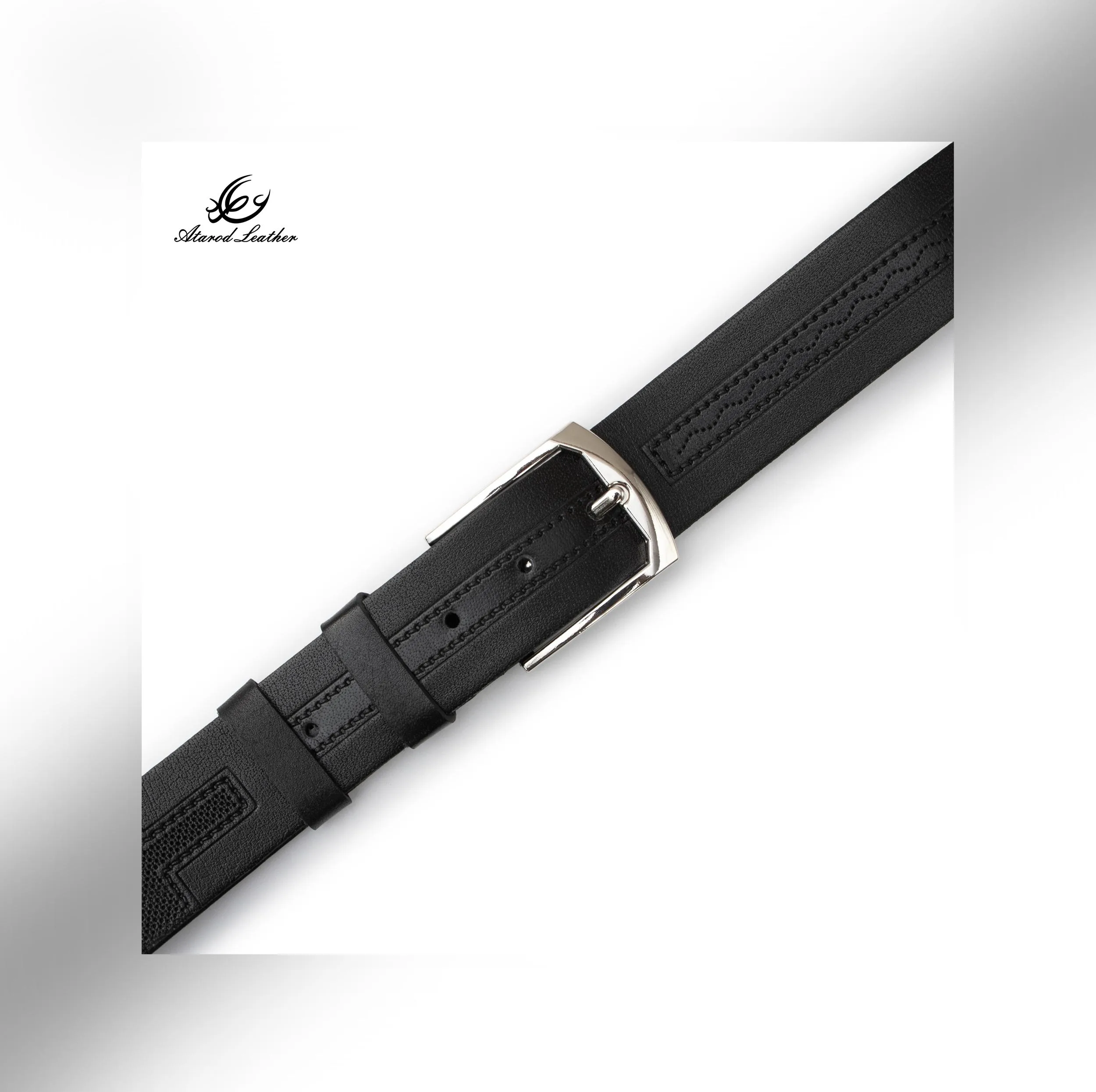 کمربند مردانه چرم عطارد مدل چرم طبیعی کد B70