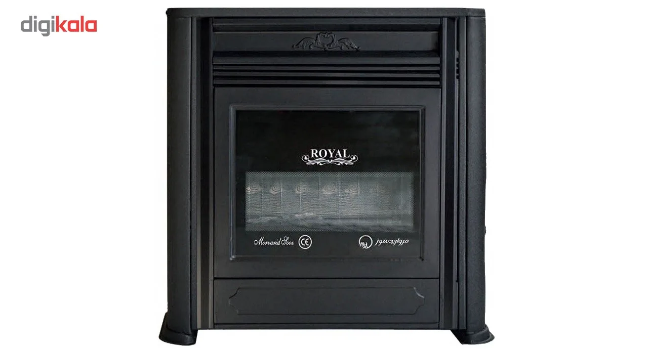 بخاری گازی مروارید سوز شرق طرح Royal Fireplace مدل 9000